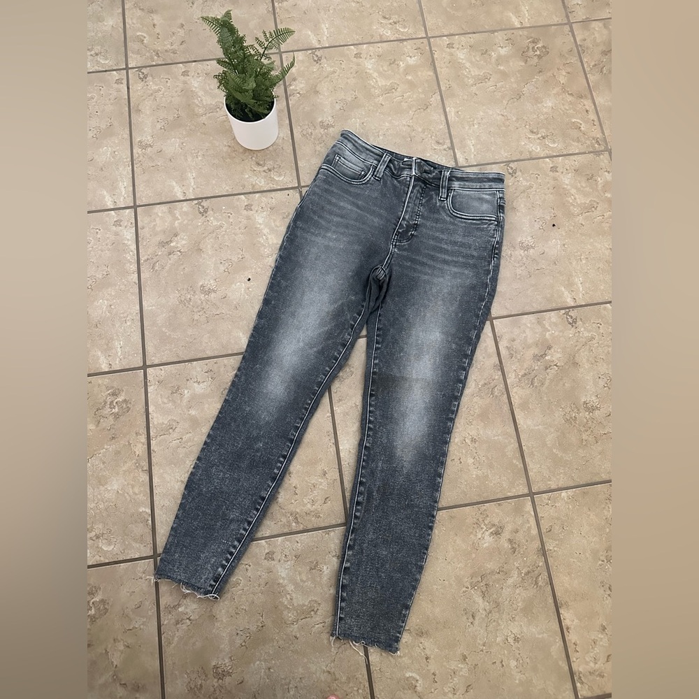 KUT ANKLE SKINNY GREY JEANS